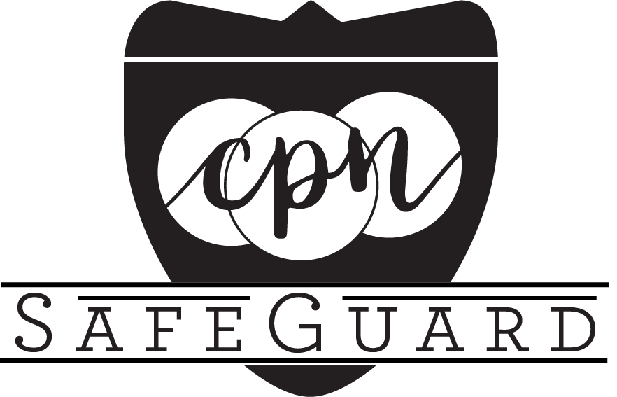 CPN SafeGuard 360-degree Background Screen from Capitol Park Nannies, Sacramento-based Nanny Agency (CPN SafeGuard Logo)